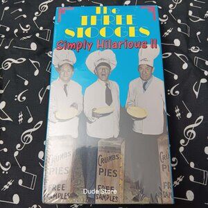 The Three Stooges - 58 Minutes NR - Slip Case - NEW 1990 VHS